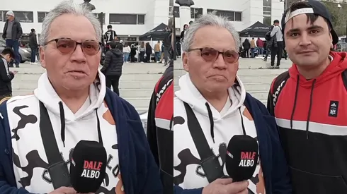 Pedro Catalán con su hijo Pablo Córdoba.