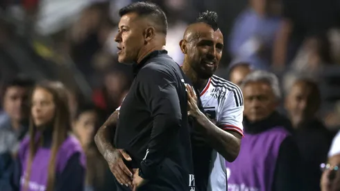 Carlos Durán está feliz con Arturo Vidal y Jorge Almirón en Colo Colo. | Imagen: Photosport.