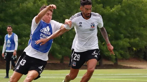 Juan Martín Lucero jugó su primer amistoso formal con Colo Colo.