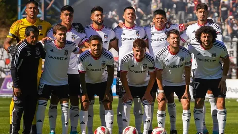 La formación de Colo Colo para enfrentar a Deportivo Pereira.