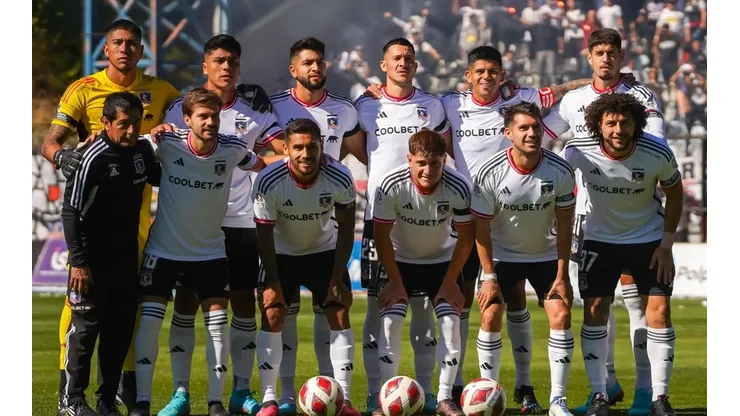 La formación de Colo Colo para enfrentar a Deportivo Pereira.