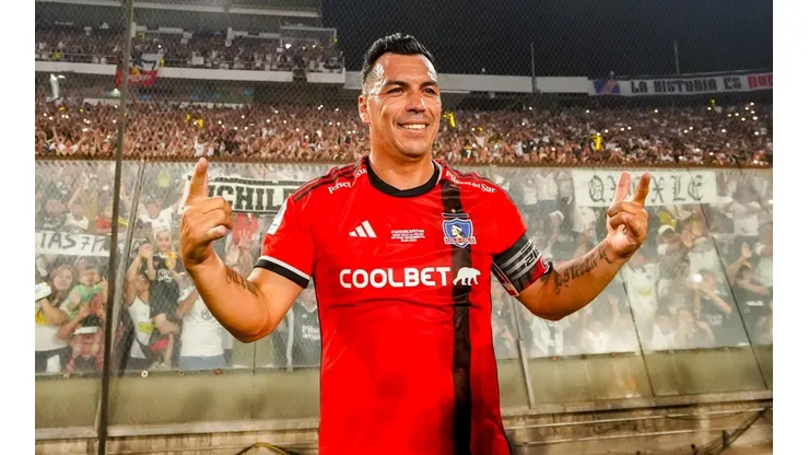 Esteban Paredes se refiere al lugar que ocupa en la historia de Colo Colo.