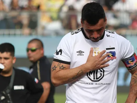 Paredes muestra emoción en su regreso a entrenar con Colo Colo
