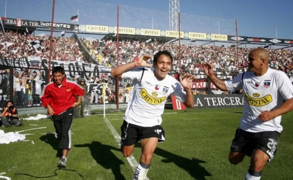 Alexis Sánchez celebró con Colo Colo en un Superclásico