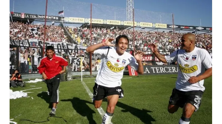 Alexis Sánchez celebró con Colo Colo en un Superclásico