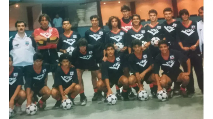 El plantel de Colo Colo Futsal campeón 1993