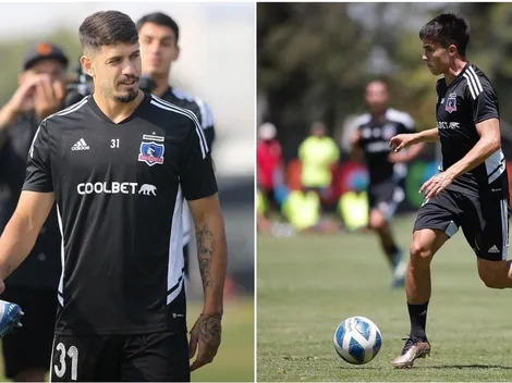 De los Santos y Moya entrenan con normalidad en Colo Colo