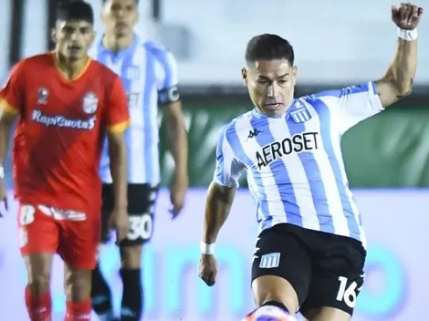 Opazo debuta y se gana los aplausos de los hinchas de Racing