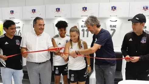 Colo Colo Femenino inaugura el nuevo camarín