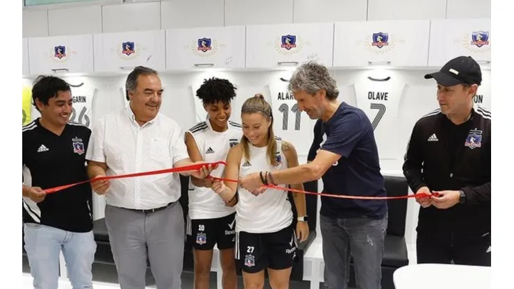 Colo Colo Femenino inaugura el nuevo camarín