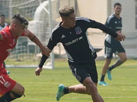 Llamativa formación de Colo Colo en amistoso con Lautaro de Buin