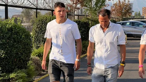 Martín Ballesteros en el Estadio Monumental