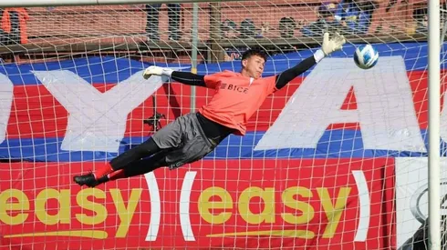 Martin Ballesteros entrena en Colo Colo
