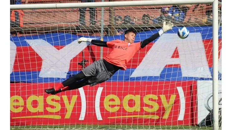 Martin Ballesteros entrena en Colo Colo