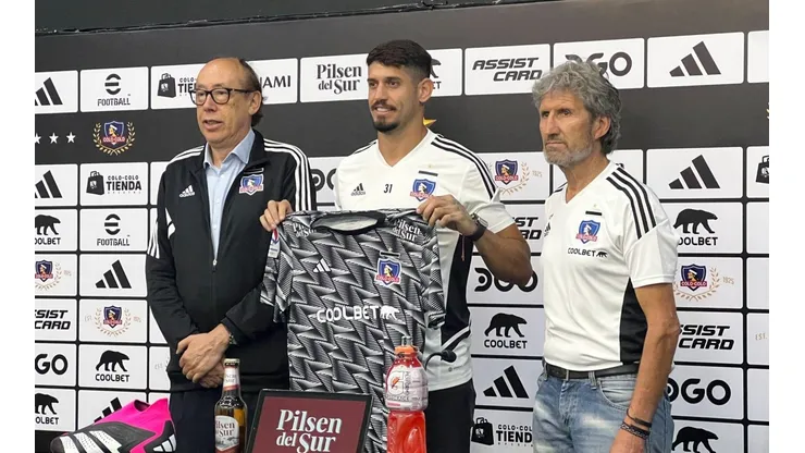 Matías de los Santos fue presentado en Colo Colo