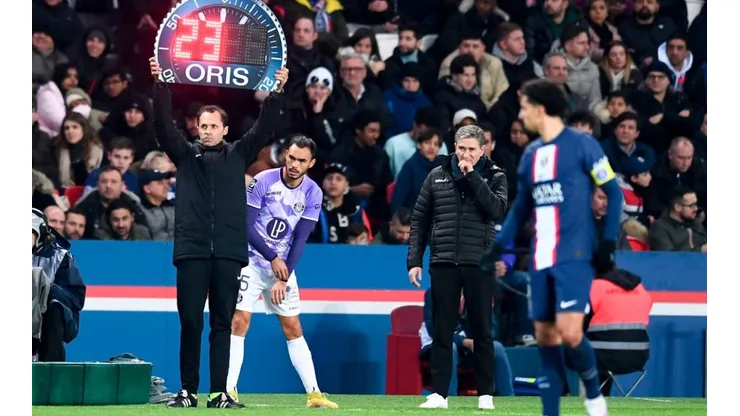 Gabriel Suazo ingresó ante el PSG