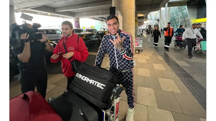 Dario Lezcano entrena en Colo Colo
