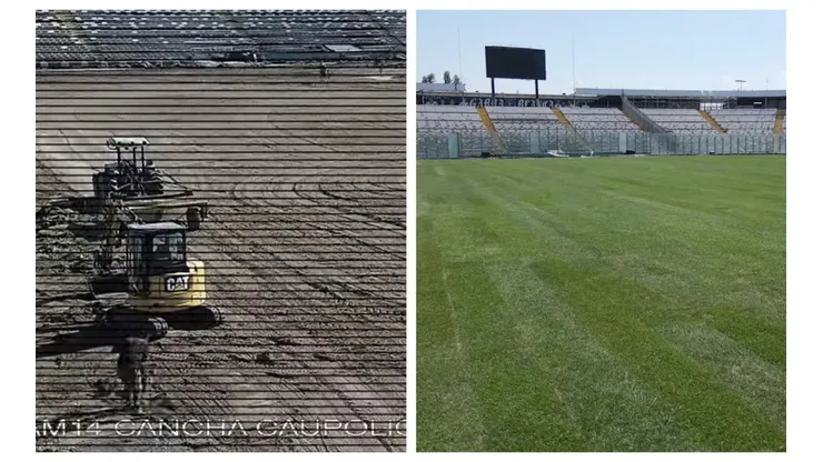 La nueva cancha del Estadio Monumental