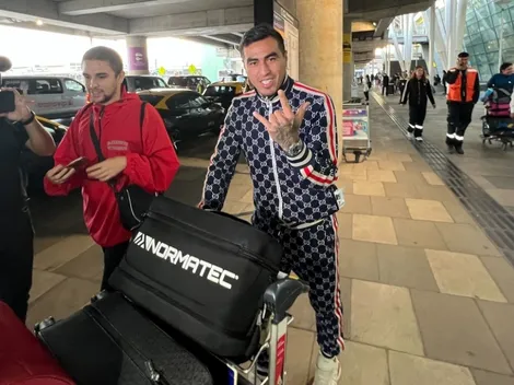 ¡Darío Lezcano ya está en Chile para sumarse a Colo Colo!