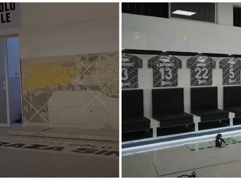 ¡Video! La remodelación del camarín de Colo Colo