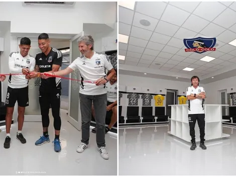 ¡Fotos! Colo Colo inaugura nuevo camarín en el Monumental