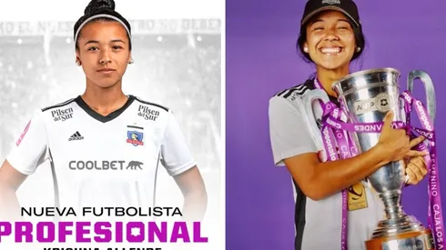 Krishna Allende firma su primer contrato con Colo Colo