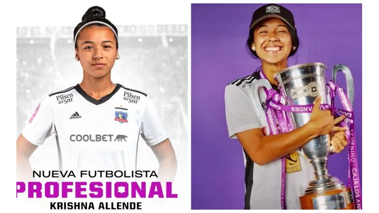 Krishna Allende firma su primer contrato con Colo Colo