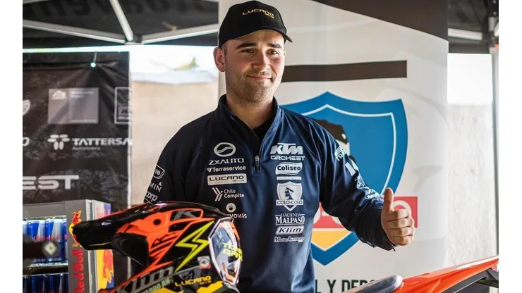 De Gavardo orgulloso de representar a Colo Colo en el Dakar.