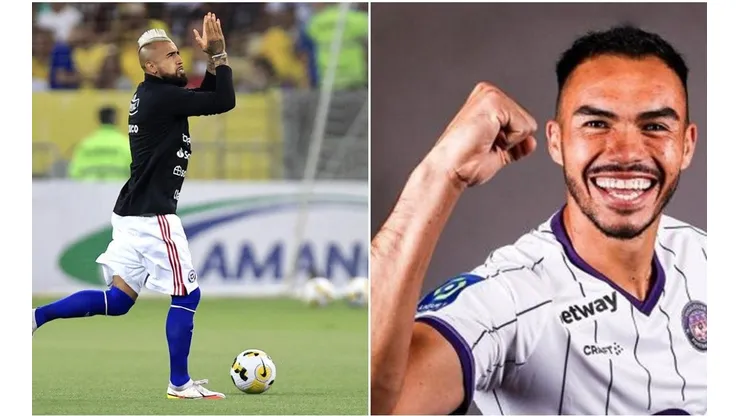 Arturo Vidal reaccionó al arribo de Suazo al fútboleuropeo.