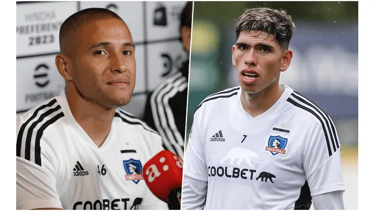 Benegas y Palacios disfrutan su primer entrenamiento con Colo Colo.