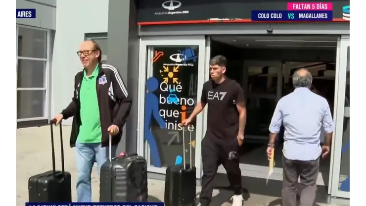 Carlos Palacios ya está en Argentina para unirse a Colo Colo