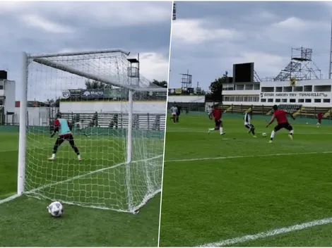 Video: Thompson y Navarro asocian al semillero albo en amistoso de Colo Colo