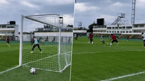 Video: Thompson y Navarro asocian al semillero albo en amistoso de Colo Colo.