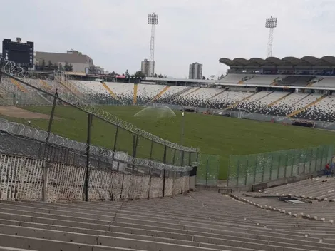 Ya luce verde el impactante cambio de la cancha del Monumental
