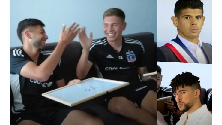 Jeyson Rojas y Lucas Soto se divierten en Colo Colo