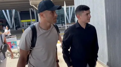 Leandro Benegas llega a Chile para ser nuevo refuerzo de Colo Colo.