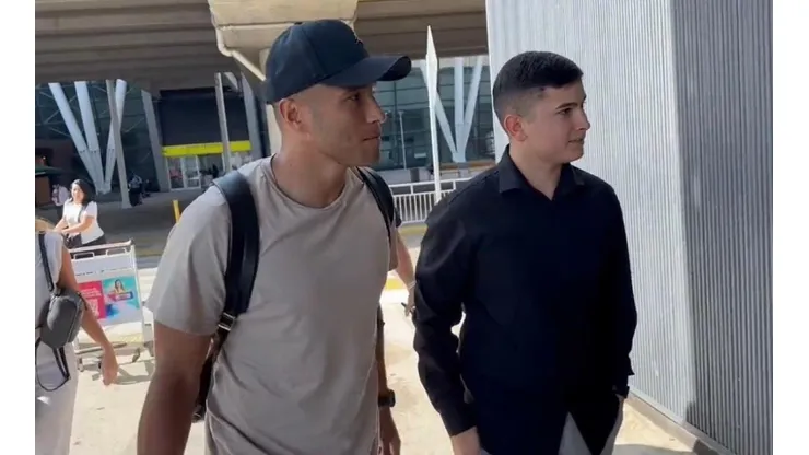 Leandro Benegas llega a Chile para ser nuevo refuerzo de Colo Colo.