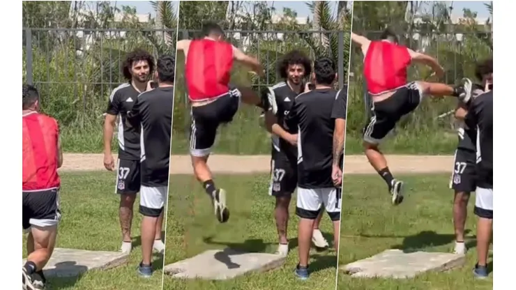 La tremenda broma de Zavala a Falcón en la pretemporada de Colo Colo.