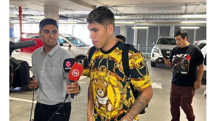 Carlos Palacios arribó a nuestro país.