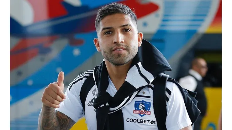 Ignacio Jara junto a Colo Colo