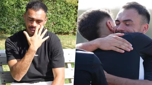 Gabriel Suazo no puede contener las lágrimas en su emotiva despedida de Colo Colo.