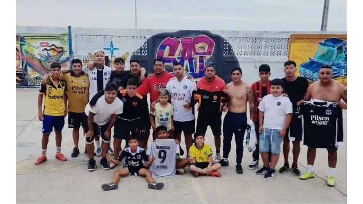 Erick Pulgar con la camiseta de Colo Colo