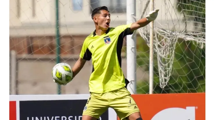 Nicolás Garrido en Colo Colo Sub 17