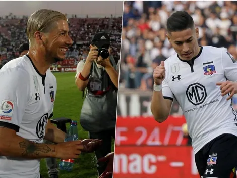 Jaime Valdés sube al columpio a Opazo en su despedida de Colo Colo