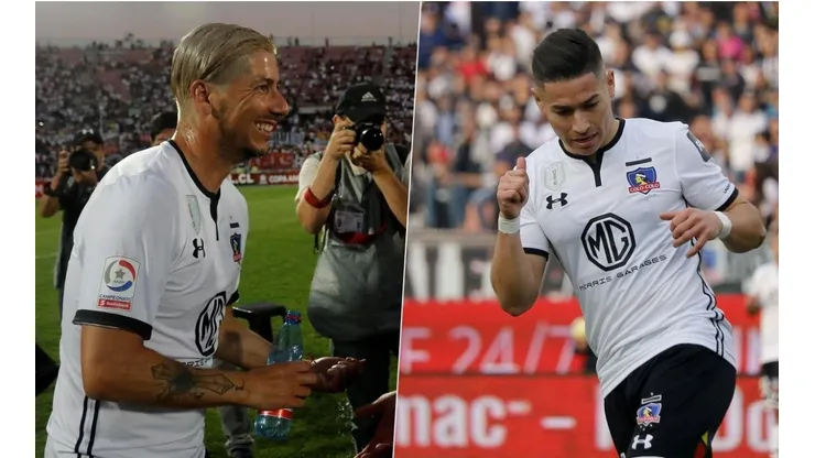 Jaime Valdés sube al columpio a Óscar Opazo en su despedida de Colo Colo.