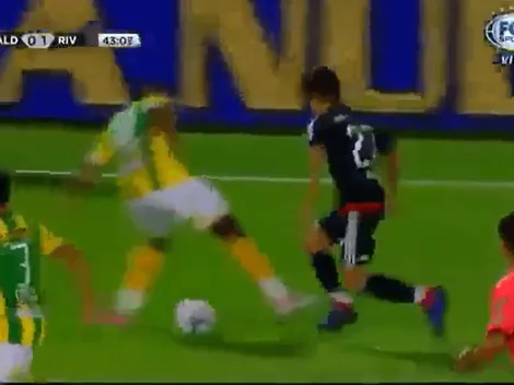 ¡Dos caños seguidos! El recordado lujo de Matías Moya en River Plate