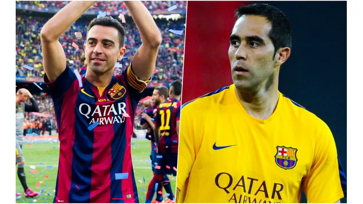Xavi Hernández se saca el sombrero con Claudio Bravo.