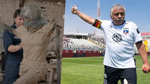 La estatua de Carlos Caszely tendrá la icónica imagen del puño en alto