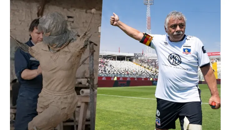 La estatua de Carlos Caszely tendrá la icónica imagen del puño en alto