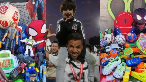 Benicio Costa donó sus juguetes para niños en campamentos